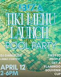 Tiki Menu Launch Pool Party at The Pemberton