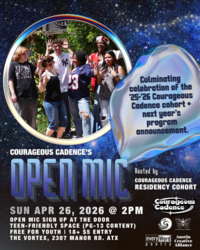 Courageous Cadence: Teen-Centered Open Mic