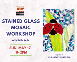 Stained Glass Ladybug Mosaic Workshop