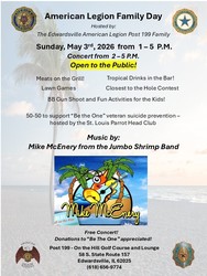 Edwardsville American Legion Family Day with Mike McEnery Concert