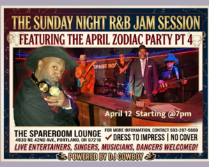 The Sunday Night R&B Jam Session Featuring The April  Zodiac Party Pt 4