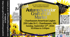 7th Annual Autumn Splendor Craft & Gift Market, Chanhassen American Legion, 290 Lake Drive