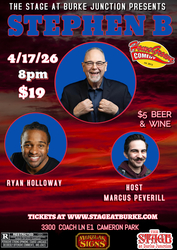 Home Grown Comedy at The Stage Cameron Park CA. Friday April 17th. $19 tickets