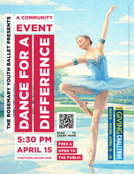 The Rosemary Youth Ballet Presents:  Dance for a Difference
