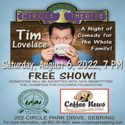 Comedian TIM LOVELACE