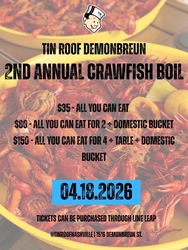 2nd Annual Crawfish Boil