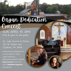 Organ Dedication Concert