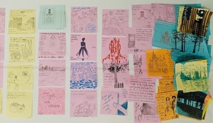 Clare Johnson: Artist Talk and Interactive Post-It Activity