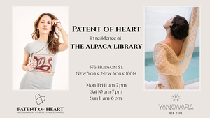 Patent of Heart in residence at The Alpaca Library
