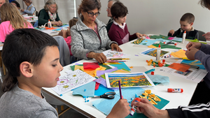 Free Art Workshop: Silhouette Landscape Collage