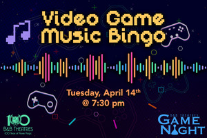 Video Game Music Bingo