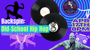 Backspin with DJenerate: Old-School Hip Hop at Caledonia Brewing on 4/17!