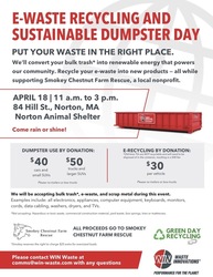 E-Waste Recycling and Sustainable Dumpster Day
