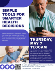 "Simple Tools for Smarter Health Decisions" at St. Luke's