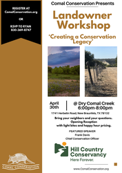 Landowner Workshop 'Creating a Conservation Legacy' with
