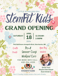 StemFit Kids Ribbon cutting
