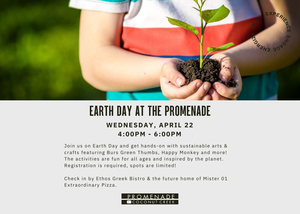 PROMENADE AT COCONUT CREEK WILL CELEBRATE EARTH DAY