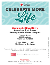 Red Cross Community Blood Drive