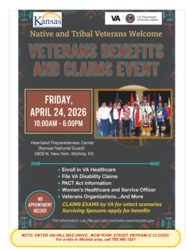 ALL VETERANS INVITED-Special invitation to NATIVE AMERICAN and NATIONAL GUARD VETERANS