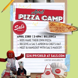 Pizza Camp at Sal's Pizza in Billerica!
