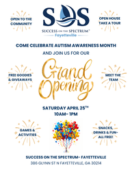 Free Autism Celebration Event for SOS Fayetteville