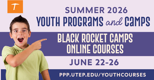 Black Rocket Online STEAM Camps with UTEP - Summer 2026 (June 22-26)