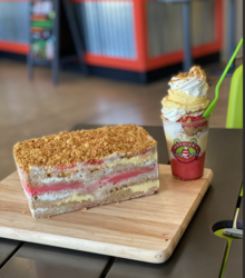 Treat Mom to Strawberry Cheesecake Jelati Cake at Jeremiah’s Italian Ice this Mother’s Day MAY 10