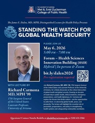 Dr. Richard Carmona: Standing the Watch for Global Health Security