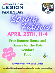 American Legion Family Day Spring Festival