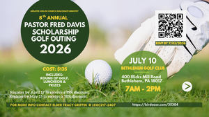 8th Annual Pastor Fred Davis Scholarship Golf Outing