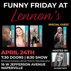 Funny Friday's at Lennon's: a comedy show