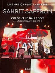 04.23.26: TAYF Ensemble and BIYA BIYA productions present SAHRIT SAFFRON at Color Club Chicago