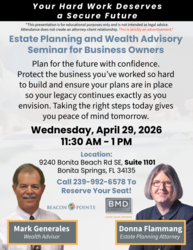 Estate Planning and Wealth Advisory Seminar for Business Owners