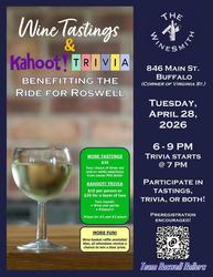 Wine Tastings and Kahoot! Trivia to Benefit the Ride for Roswell