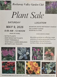 Annual Plant Sale (Rockaway Valley Garden Club)