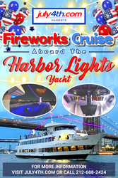 NYC Fourth of July Harbor Lights Party Boat Cruise