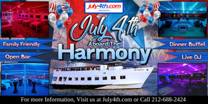 Fourth of July NYC Party Cruise on Harmony Yacht