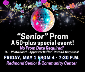 "Senior Prom" for Ages 50 and Up!