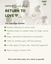 Return to Love — A Sacred Mirror Ceremony