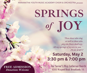 Maranatha YMA Springs of Joy Concerts