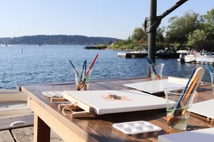 Paint, Pour, & Sip Mother's Day Event