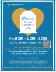 “Caring For your Cemetary”  Evangelical Protestant Church Cemetary