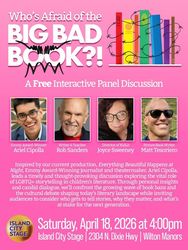 Island City Stage presents “Who’s Afraid of the Big Bad Book?!” Free Panel Discussion