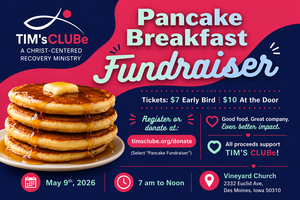 TIM's CLUBe Pancake Breakfast Fundraiser