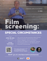 Film Screening: Special Circumstances with Dr. Margaret Power and Prof. Michael Zapata