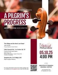 Pittsburgh Philharmonic presents "A Pilgrim's Progress"