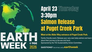 Earth Week Salmon Release at Puget Creek