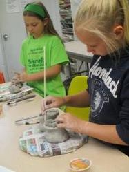 Sculptural Ceramics, Ages 10-16. Mon-Fri, July 6-10, 11am-12:30pm