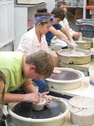 Potter's Wheel 1, Ages 8-16. Mon-Fri, July 6-10, 1-2:30pm