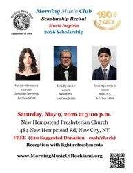 Morning Music Scholarship Recital